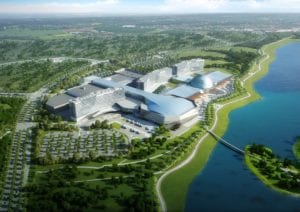 A rendering of Mohegan Gaming & Entertainment's Inspire Korea