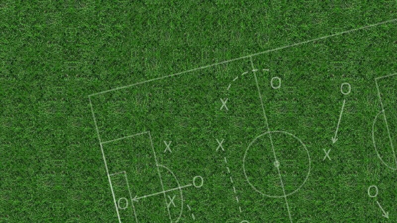 Football tactics board player tracking