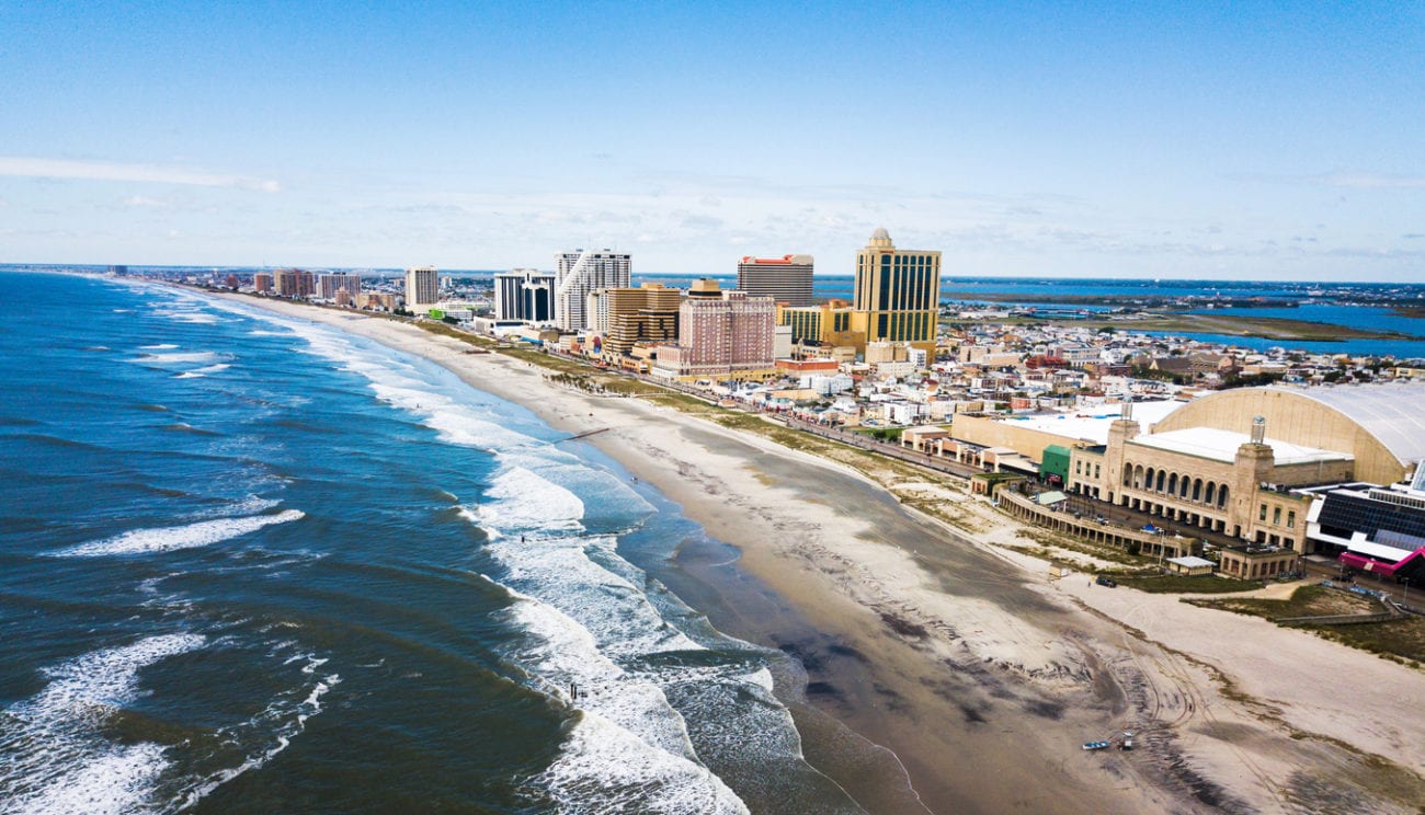 Atlantic City New Jersey, shoreline