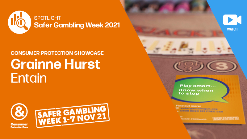 Safer Gambling Week 2021 Grainne Hurst, Entain