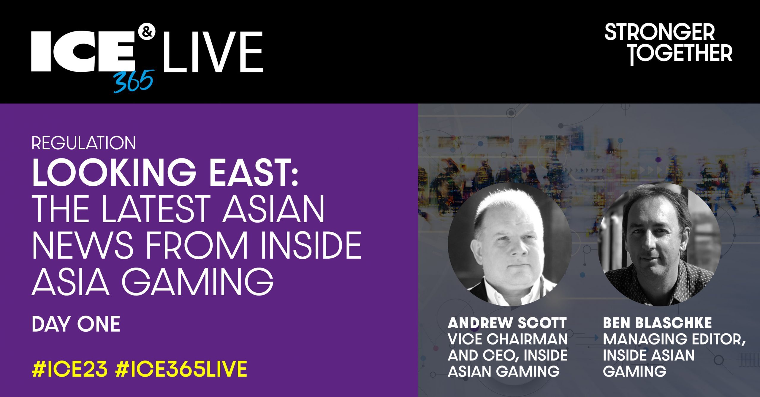 ICE365 Live Asian gaming news day one